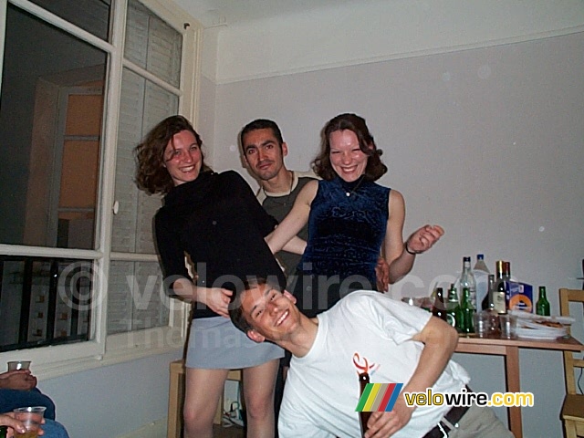 [Housewarming Grace]: Marie, Fabian, Virginie en Sébastien