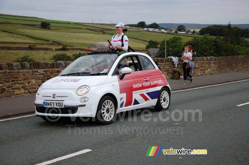 De British Cycling reclamecaravaan (2)