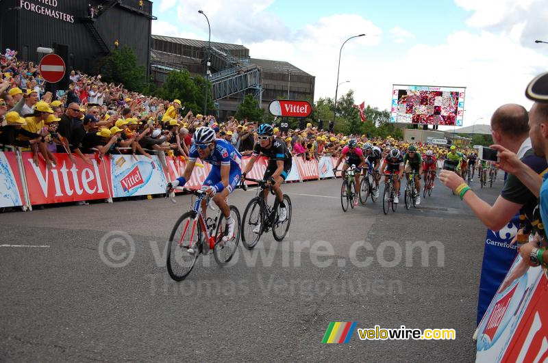 Thibaut Pinot (FDJ.fr) & Geraint Thomas (Team Sky)
