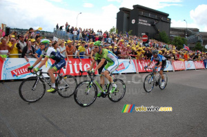 Simon Clarke (Orica) & Fabio Sabatini (Cannondale) (552x)