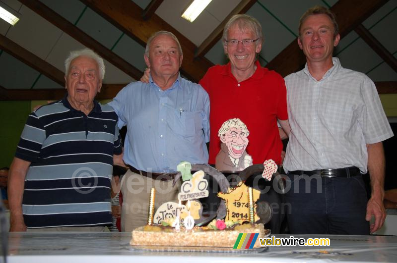 Albert Bouvet, Jean-Marie Leblanc, Daniel Mangeas & Jacky Bouvet