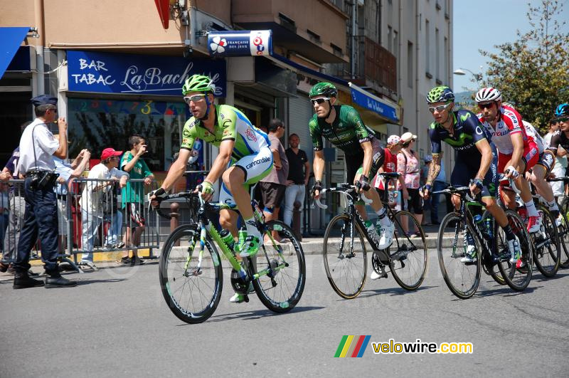 Marco Marcato (Cannondale), Pierre Rolland (Europcar), John Gadret (Movistar) & Vladimir Isaichev (Katusha)
