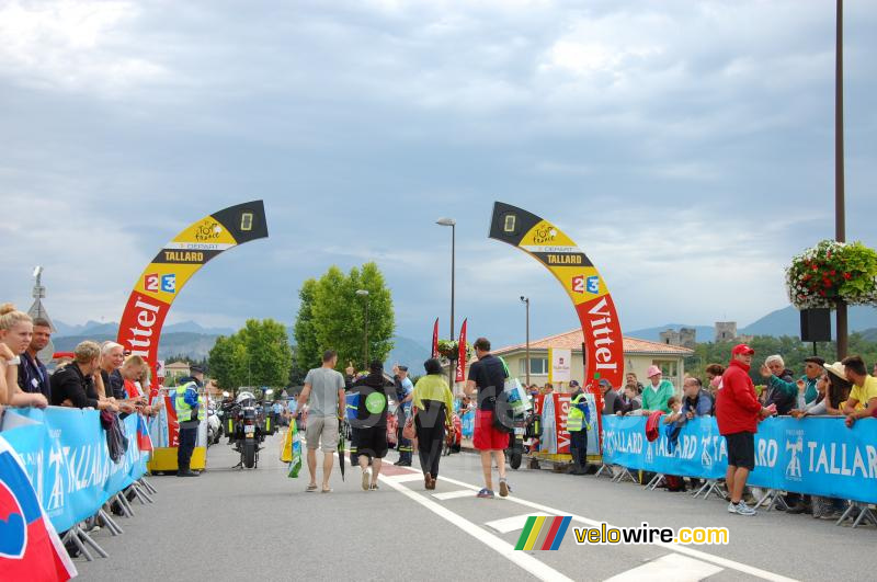 De startstreep in Tallard