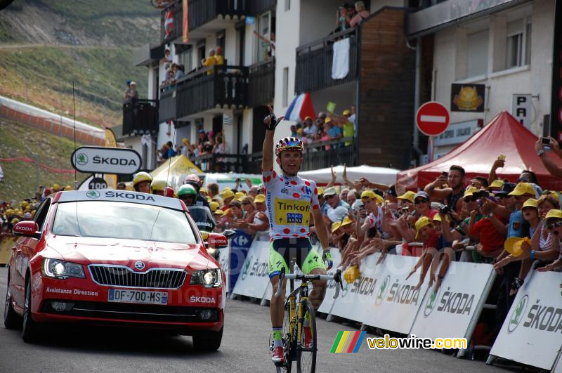 Rafal Majka (Tinkoff-Saxo) wint de etappe