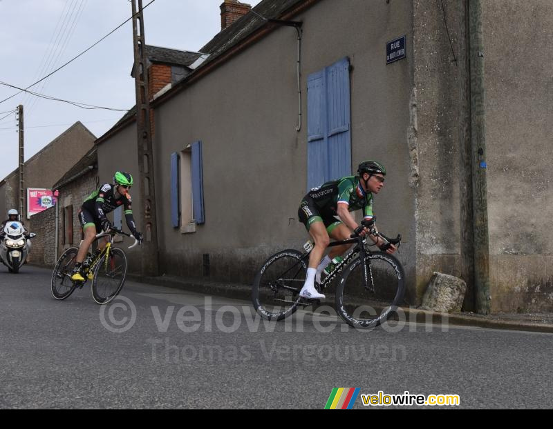 Thomas Voeckler (Europcar) & Anthony Delaplace (Bretagne-Séché) in Lorges