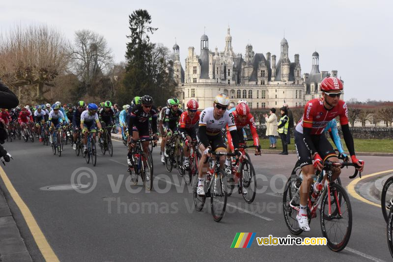 André Greipel (Lotto-Soudal) voor het Château de Chambord