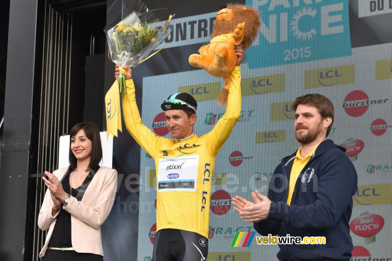 Michal Kwiatkowski (Etixx-QuickStep) in de gele trui