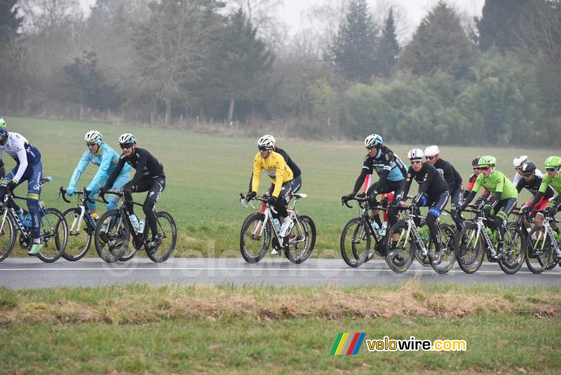 Michal Kwiatkowski (Etixx-QuickStep) in het peloton