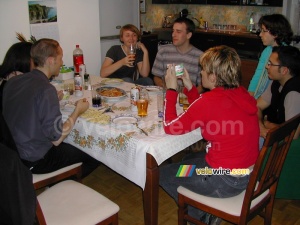 Notre repas d'accueil en Pologne (422x)