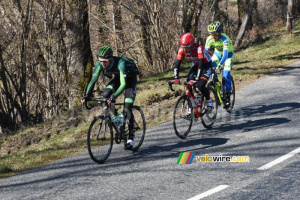 Antoine Duchesne, Thomas de Gendt et Chris Anker Sörensen dans le col du Beau Louis (756x)