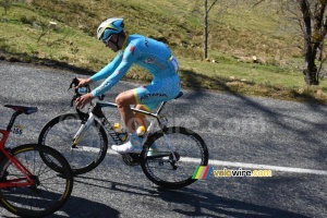 Laurens de Vreese (Astana) dans le col du Beau Louis (658x)