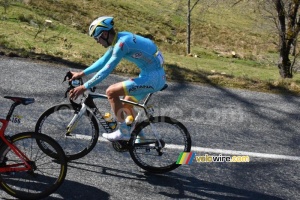 Laurens de Vreese (Astana) dans le col du Beau Louis (497x)