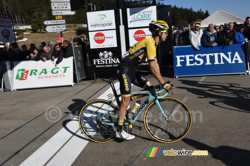George Bennet (LottoNL-Jumbo), aan de finish