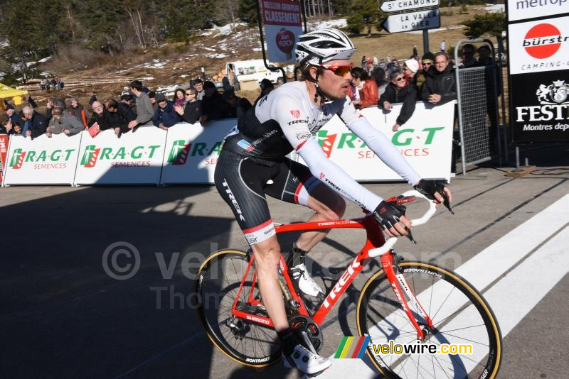 Gregory Rast (Trek Factory), aan de finish