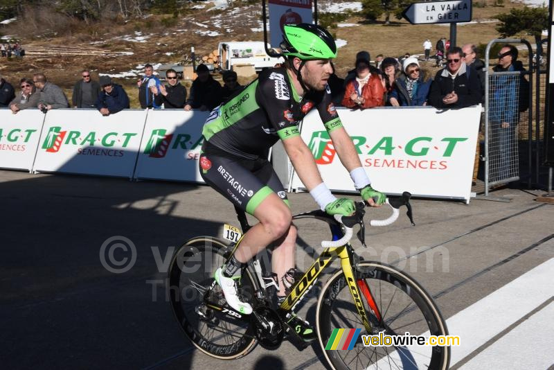 Daniel McLay (Bretagne-Séché Environnement), aan de finish