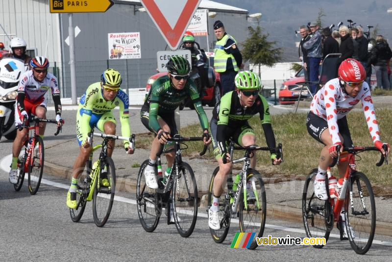 De kopgroep met daarin onder andere Thomas de Gendt en Andrew Talansky
