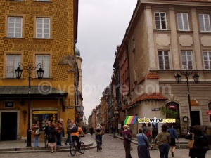 Street face to the Royal Palace in Warsaw (217x)