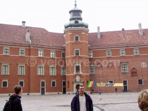 Cédric at the inner court of the Royal Palace in Warsaw (235x)