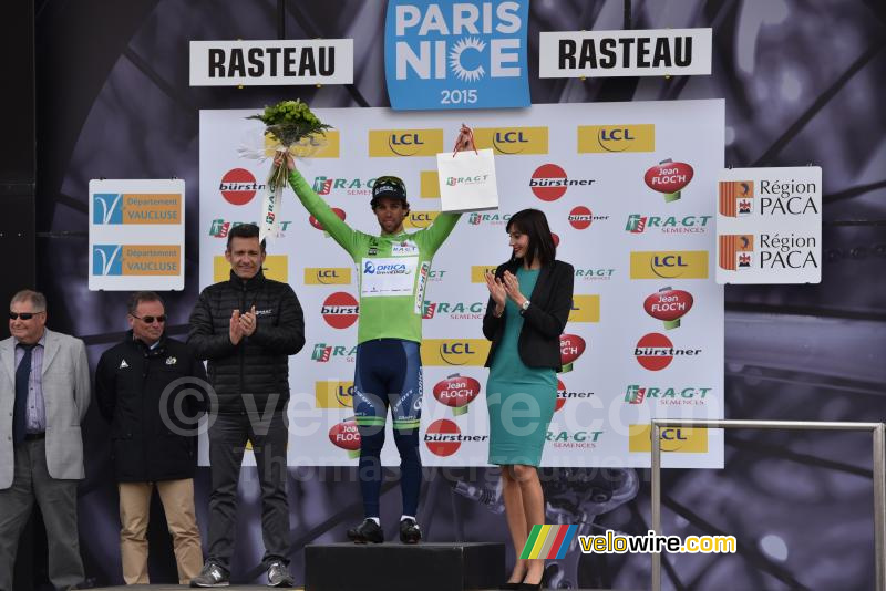 Michael Matthews (Orica-GreenEDGE) in het groen