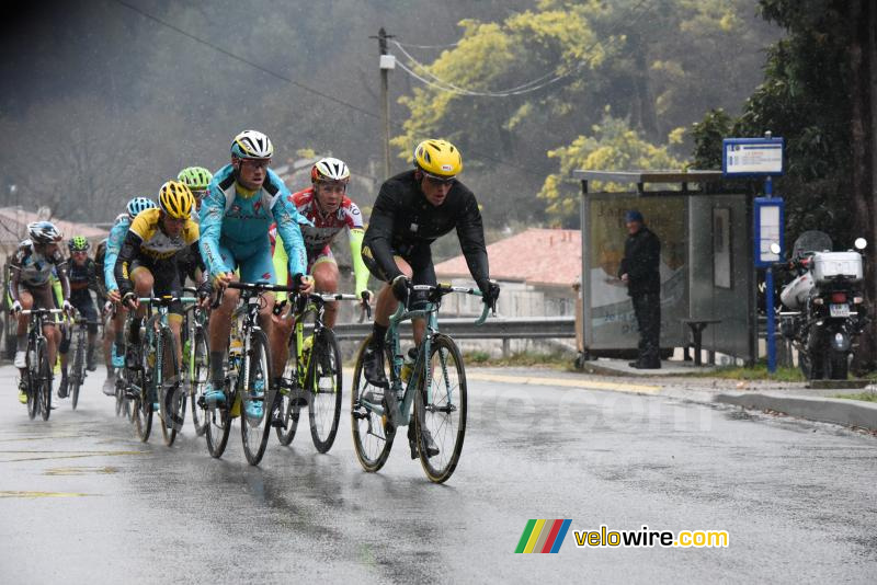 De kopgroep op de Côte de Coaraze