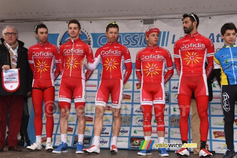 Een deel van de Cofidis ploeg