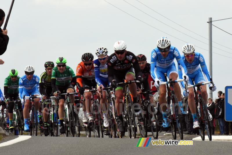 De kopgroep is uitgegroeid naar 40 renners