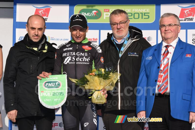 Pierrick Fédrigo, aan de leiding in de Coupe de France PMU