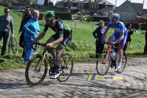 Pierre-Luc Périchon (Bretagne-Séché) dans le secteur de Viesly à Quiévy (539x)