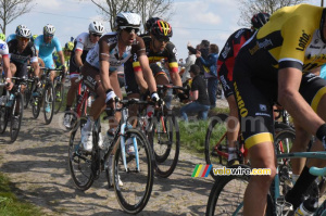 Sébastien Minard (AG2R La Mondiale) à Mons-en-Pévèle (511x)
