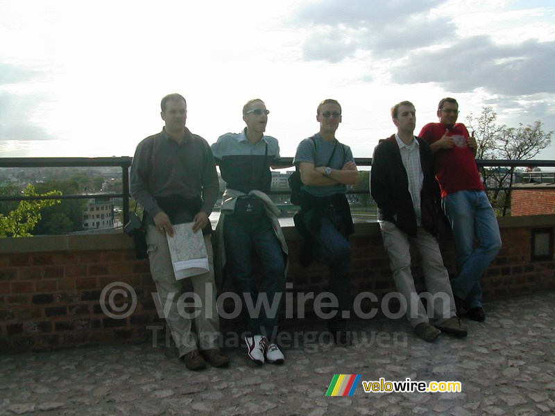 Arek, Thomas, Florent, Krzysztof & Cédric in Krakow