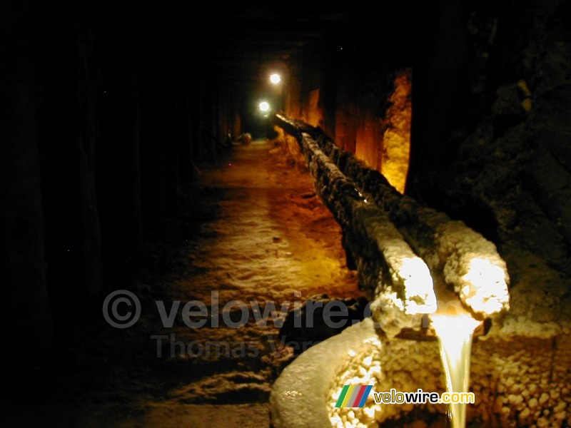 [Mine de sel de Wieliczka] Transport de l'eau