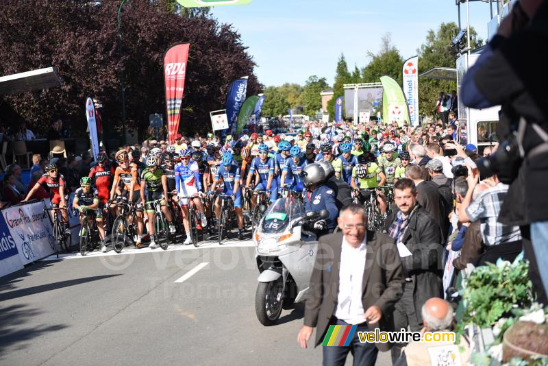 De wedstrijd gaat binnenkort van start