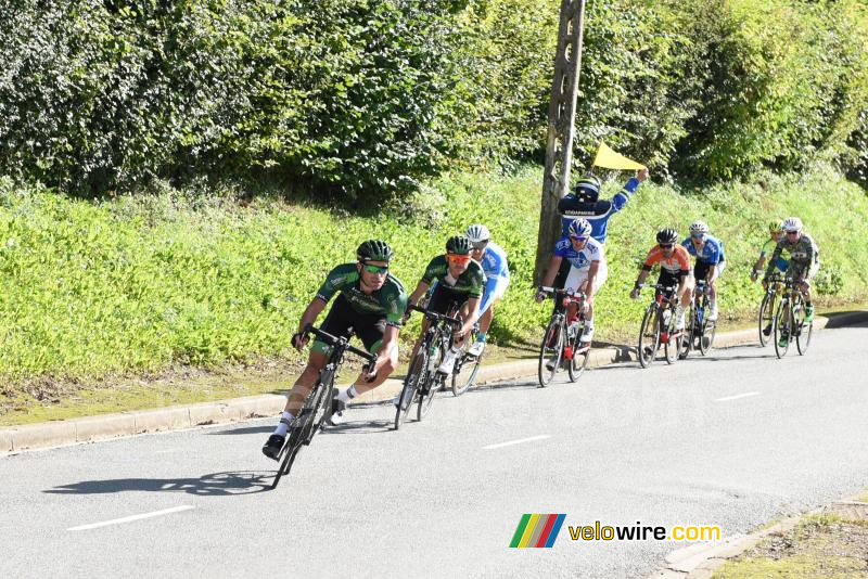 De kopgroep in Lisbourg