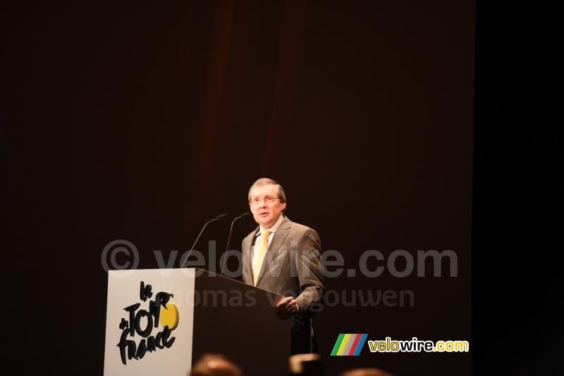 Philippe Bas, voorzitter van het conseil départemental de la Manche