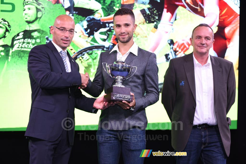 Nacer Bouhanni (Cofidis), winnaar van de Coupe de France PMU 2015