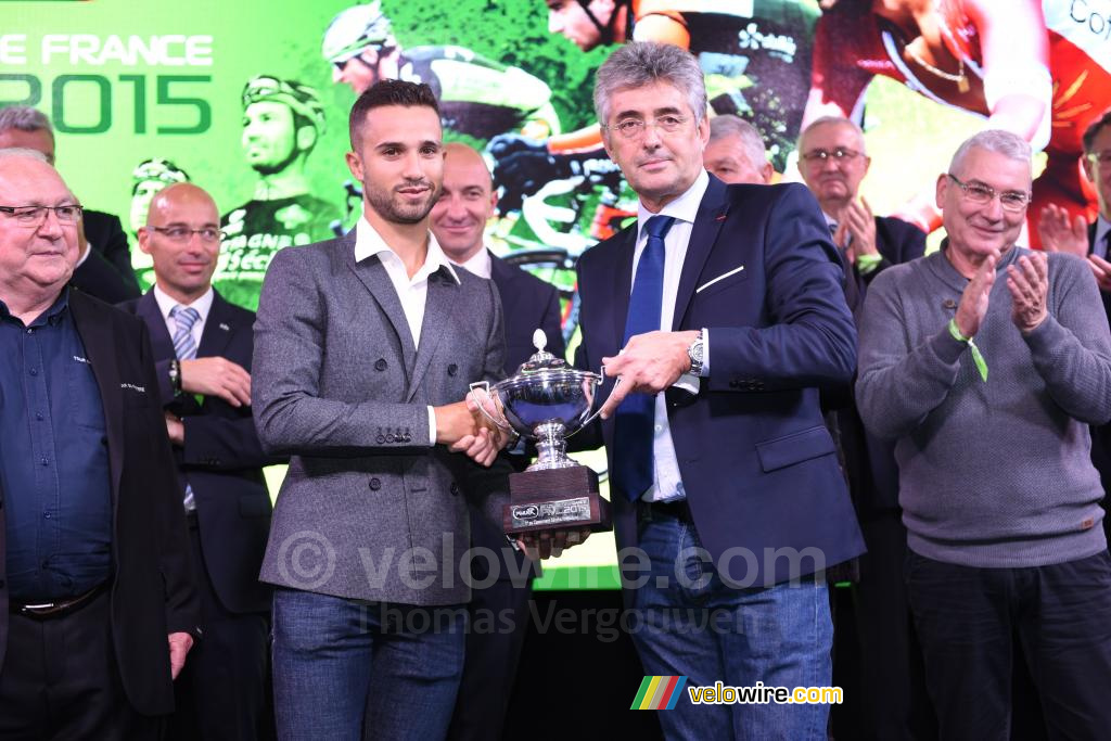 Marc Madiot feliciteert Nacer Bouhanni