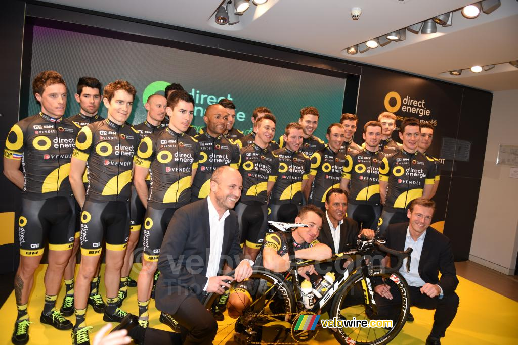 Een deel van het Team Direct Energie