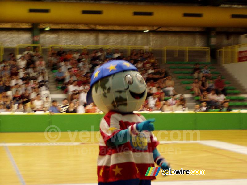 Globie, de mascotte van The Harlem Globetrotters