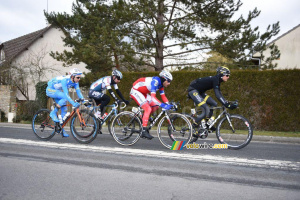 L'échappée : Perrig Quemeneur, Steven Tronet, Thomas de Gendt & Thierry Hupond (1010x)