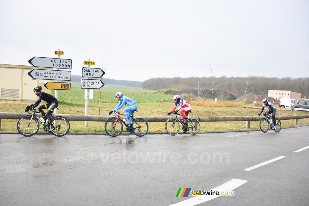 De kopgroep in Bonneval