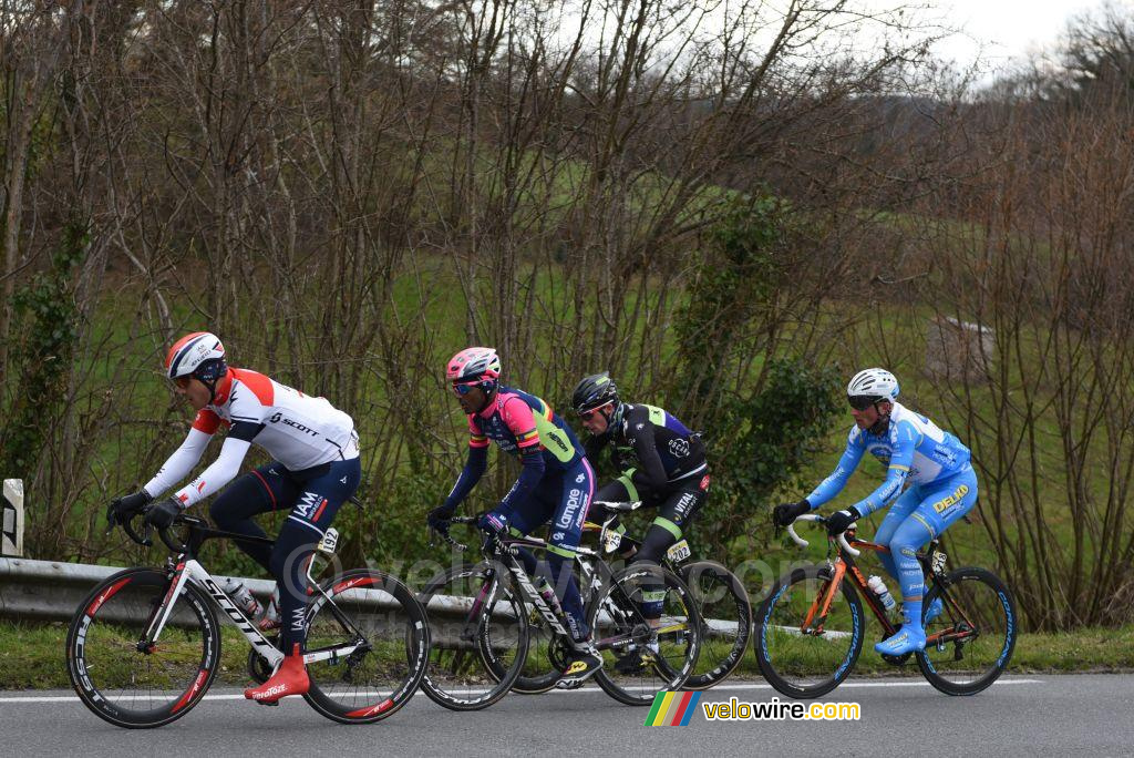 De kopgroep net na Culan