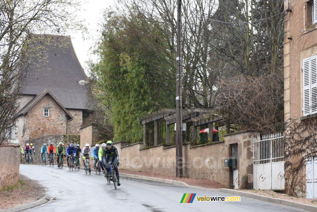 De kopgroep in Montaiguet-en-Forez