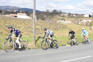 L'échappée du jour : Florian Vachon, Matt Brammeier, Thomas Voeckler & Evaldas Siskevicius (431x)