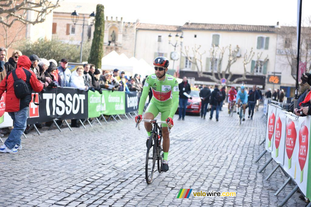 Nacer Bouhanni (Cofidis) in het groen