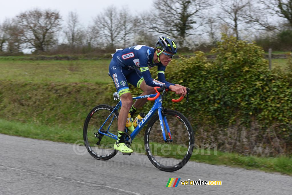 Yoann Offredo (Wanty-Groupe Gobert) en contre-attaque