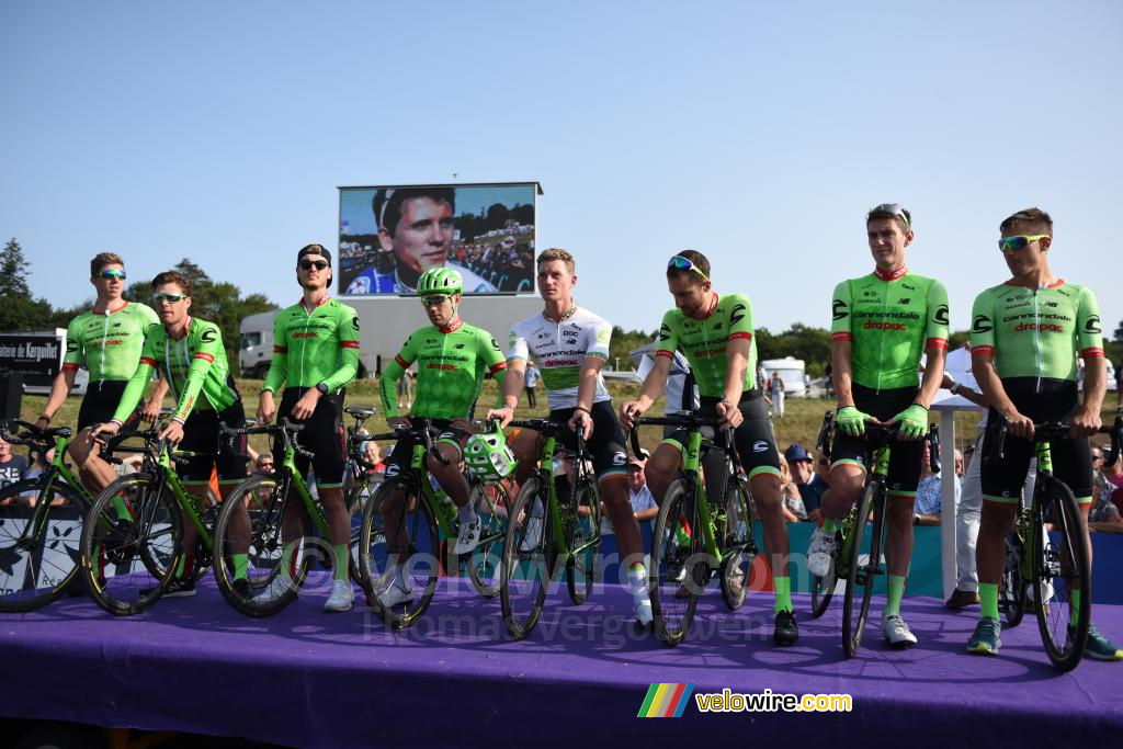 De Cannondale-Drapac ploeg