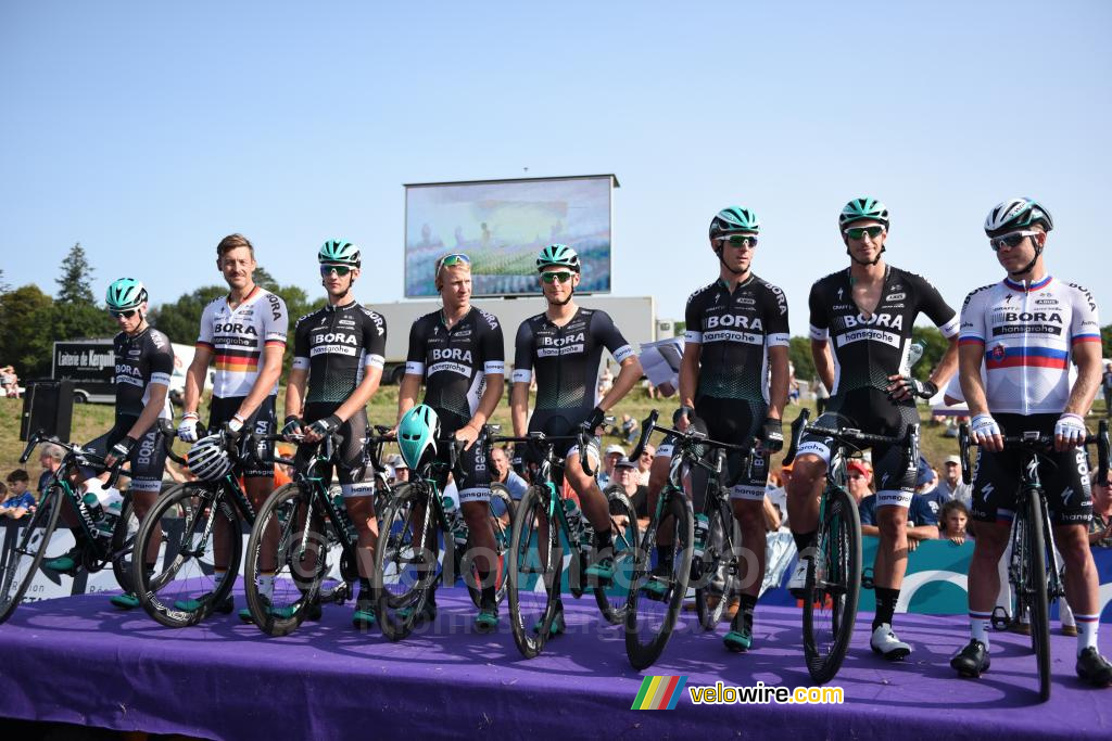 De Bora-Hansgrohe ploeg