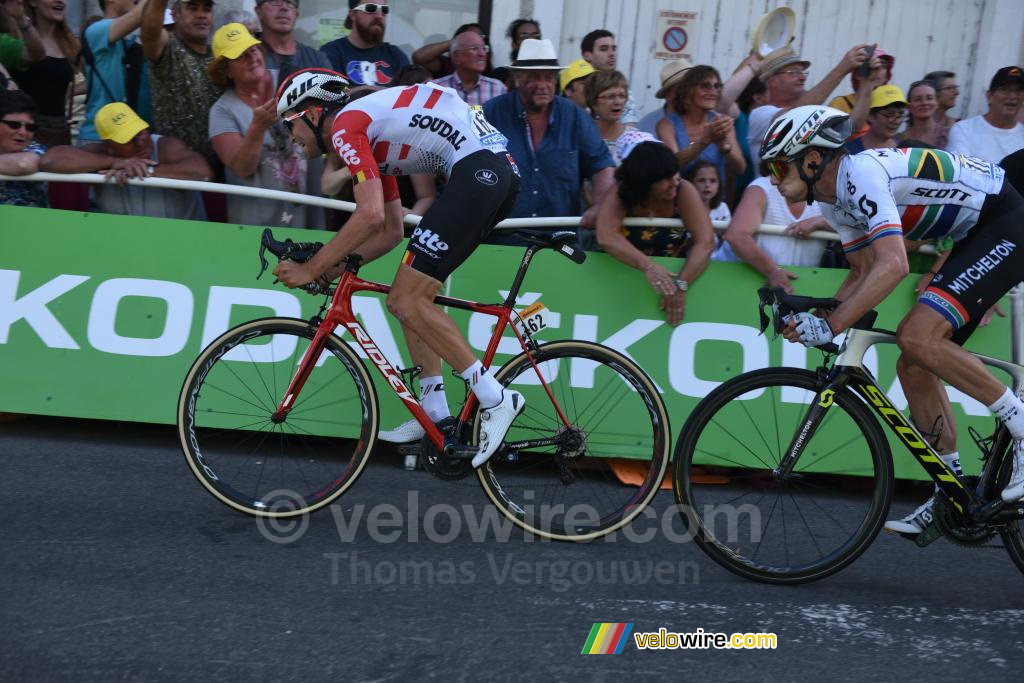 Tiesj Benoot (Lotto Soudal) & Daryl Impey (Mitchelton-Scott) (3)