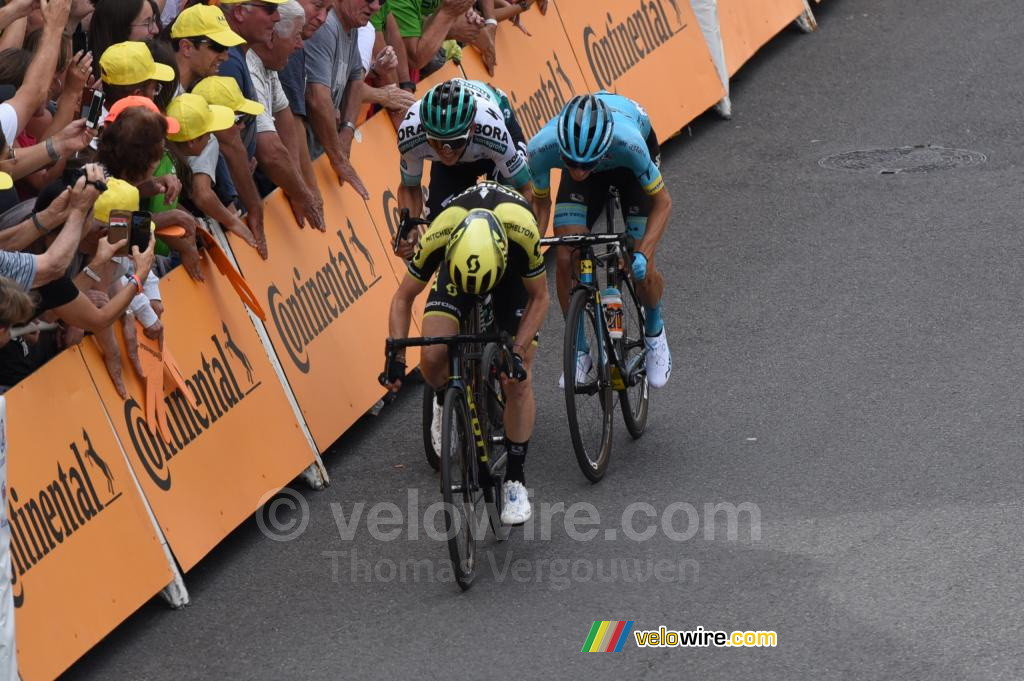 Simon Yates (Mitchelton-Scott), Pello Bilbao (Astana) & Gregor Mühlberger (Bora-Hansgrohe)