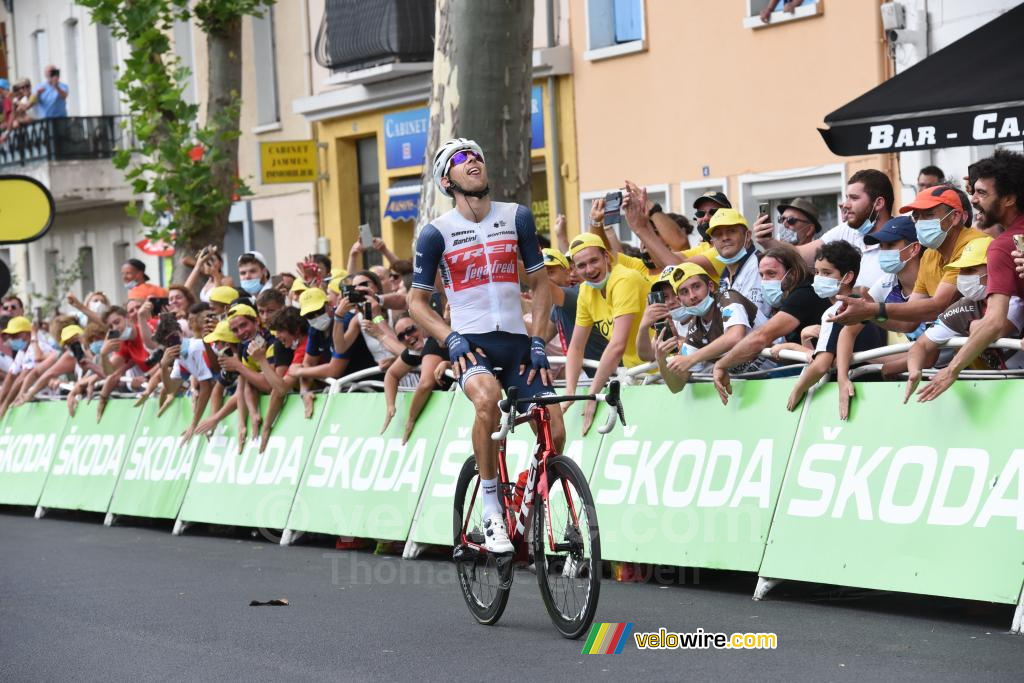 Bauke Mollema (Trek-Segafredo), winnaar in Quillan